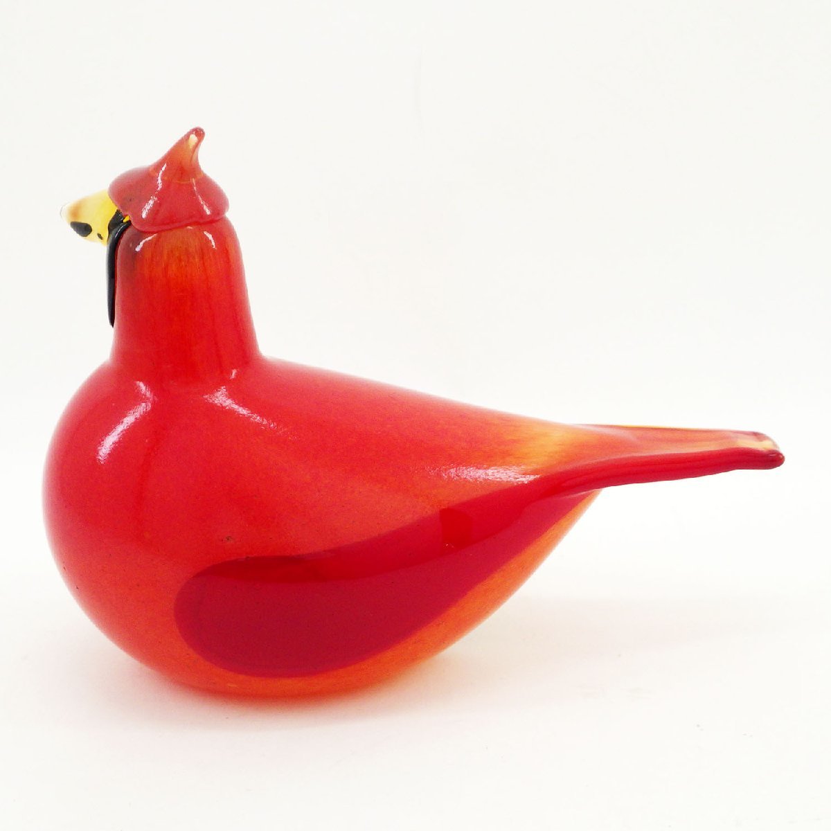 1円~ イッタラ バード Red Cardinal 置物 カーディナル 紅冠鳥 ガラス