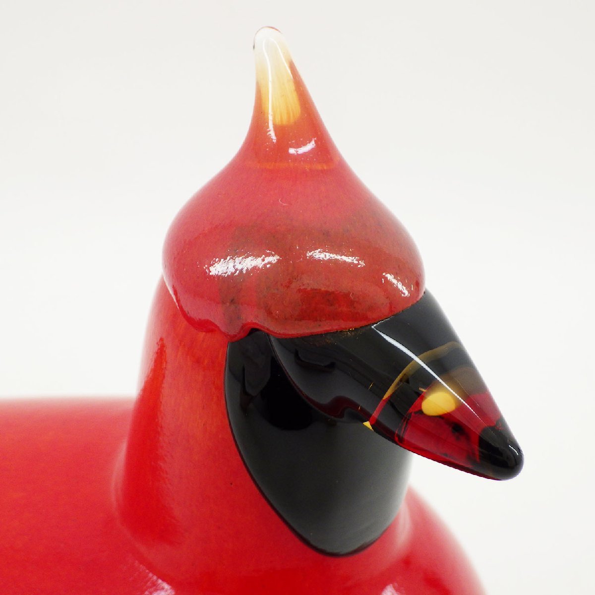 1円 イッタラ バード Red Cardinal 置物 カーディナル 紅冠鳥 ガラス 