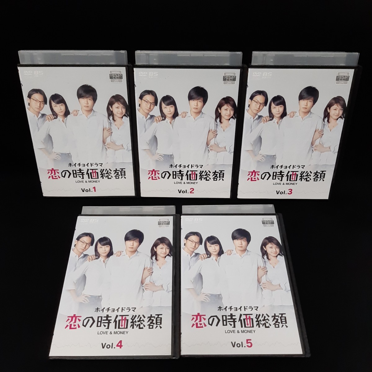ホイチョイドラマ 恋の時価総額 LOVE&MONEY　DVD 5枚組 全巻セット レンタル落ち 田中圭 BSスカパー