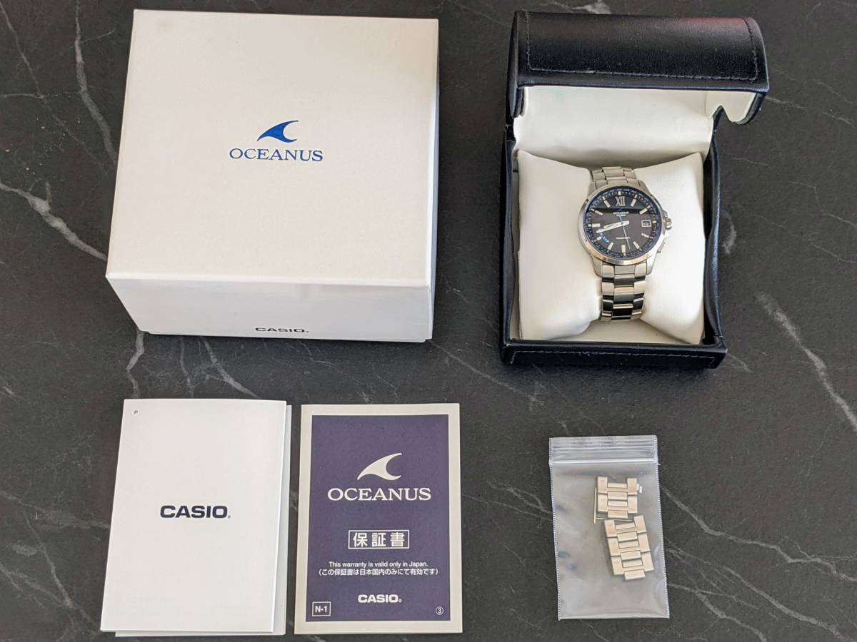 1円 ☆ CASIO カシオ オシアナス OCEANUS OCW-T150-1AJF 腕時計 メンズ