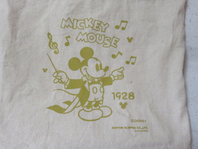 Disney DISNEY ディズニー MICKEY MOUSE 1982 トートバッグ ミニトートバッグ 手提げバッグ かばん メッシュ袋 サイズ350-350-100㎜ 未使用_画像2