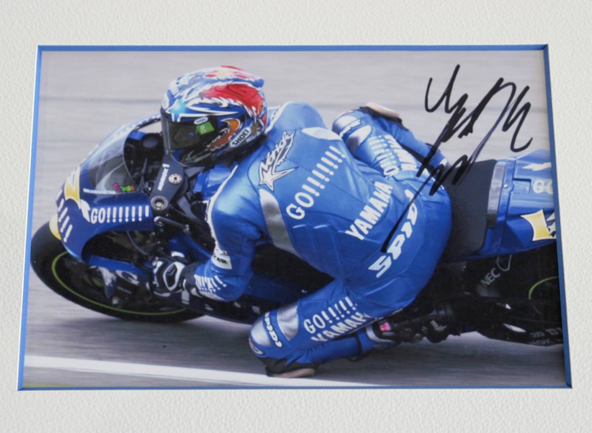 MotoGP YAMAHA ヤマハノリックアベNORICK ABE 阿部典史直筆 MotoGP YAMAHA ヤマハノリックアベNORICK ABE 阿部典史直筆