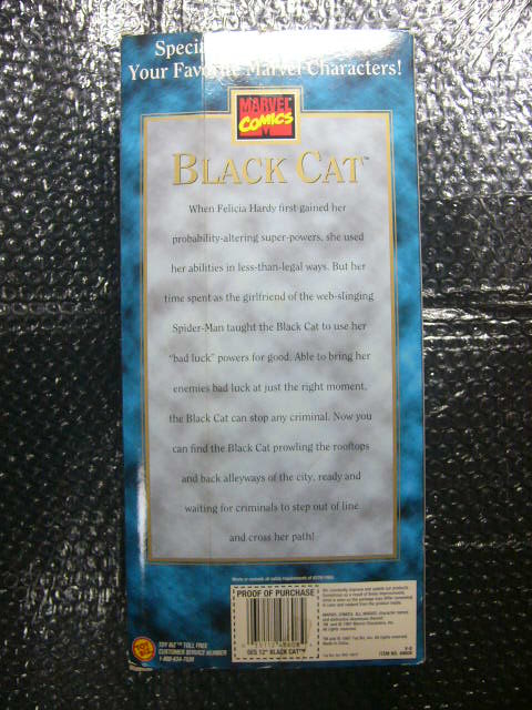  rare 1/6 toy biz black cat 