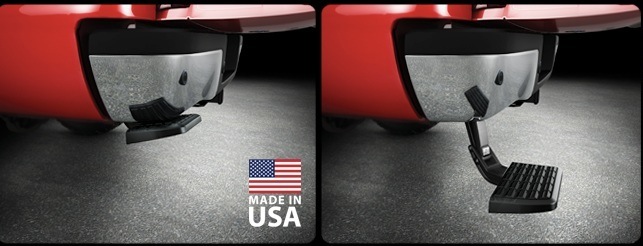 AMP Research 75316-01A BedStep Retractable Bumper Step for 2016-17 Toyota Tundra AMP Research 75316-01A BedStep Retractable Bumper Step for 2016-17 Toyota Tundra