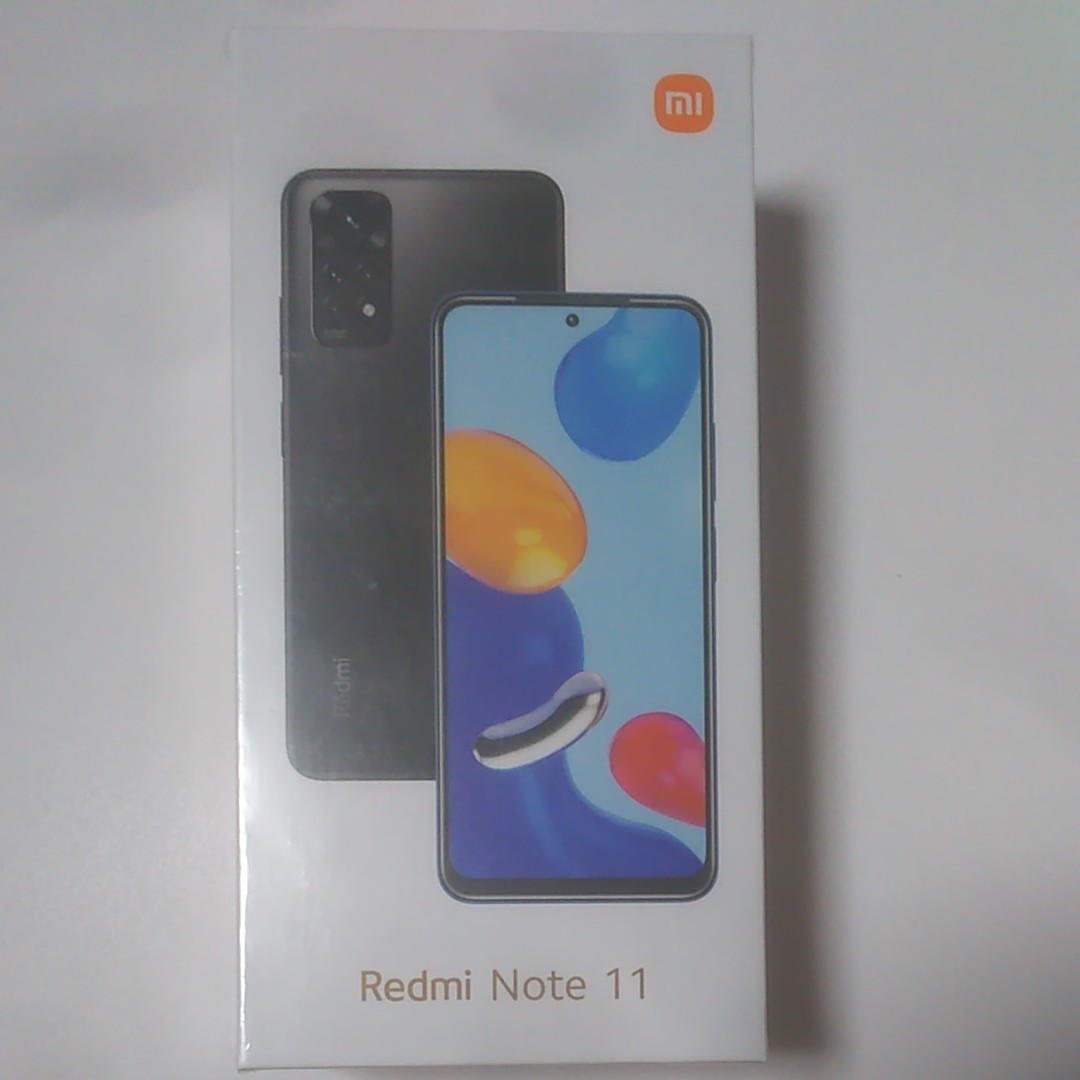 最高品質の限定商品 未開封　Xiaomi Redmi Blue Srar 11 Note スマートフォン本体