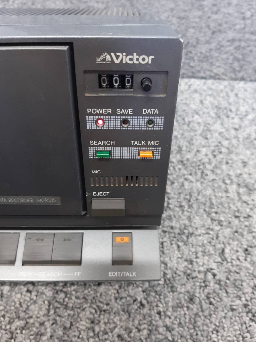 【nd93】ビクター(Victor) HC-R105 カセットテープ データーレコーダー 通電のみ確認 現状品の画像2