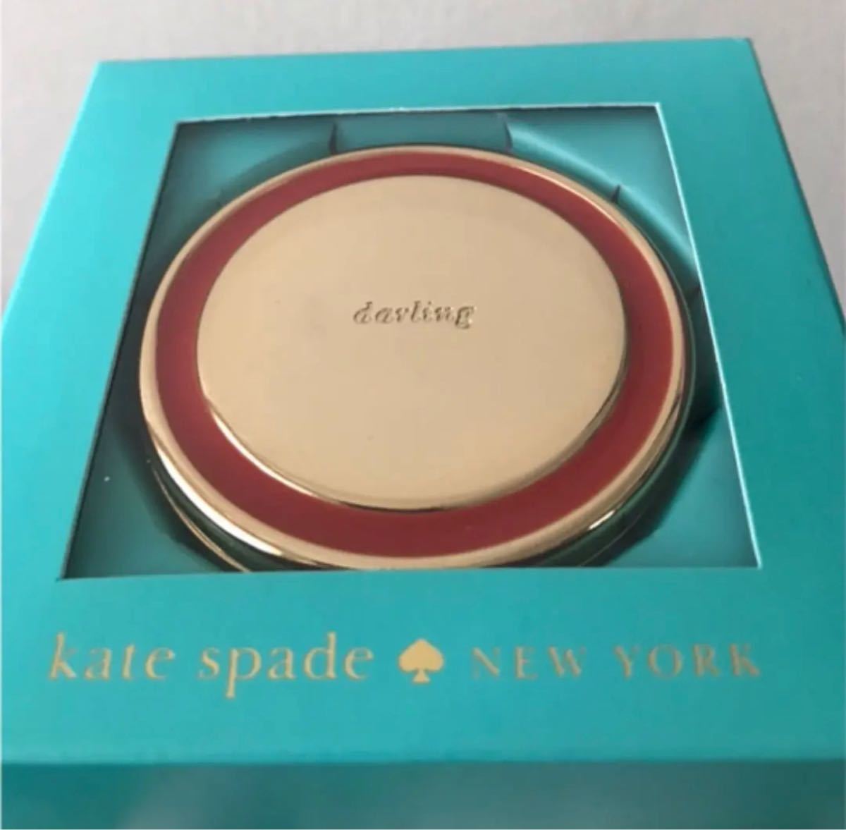 Kate spade ケイトスペードDarling ハンドミラー 箱付き｜PayPayフリマ