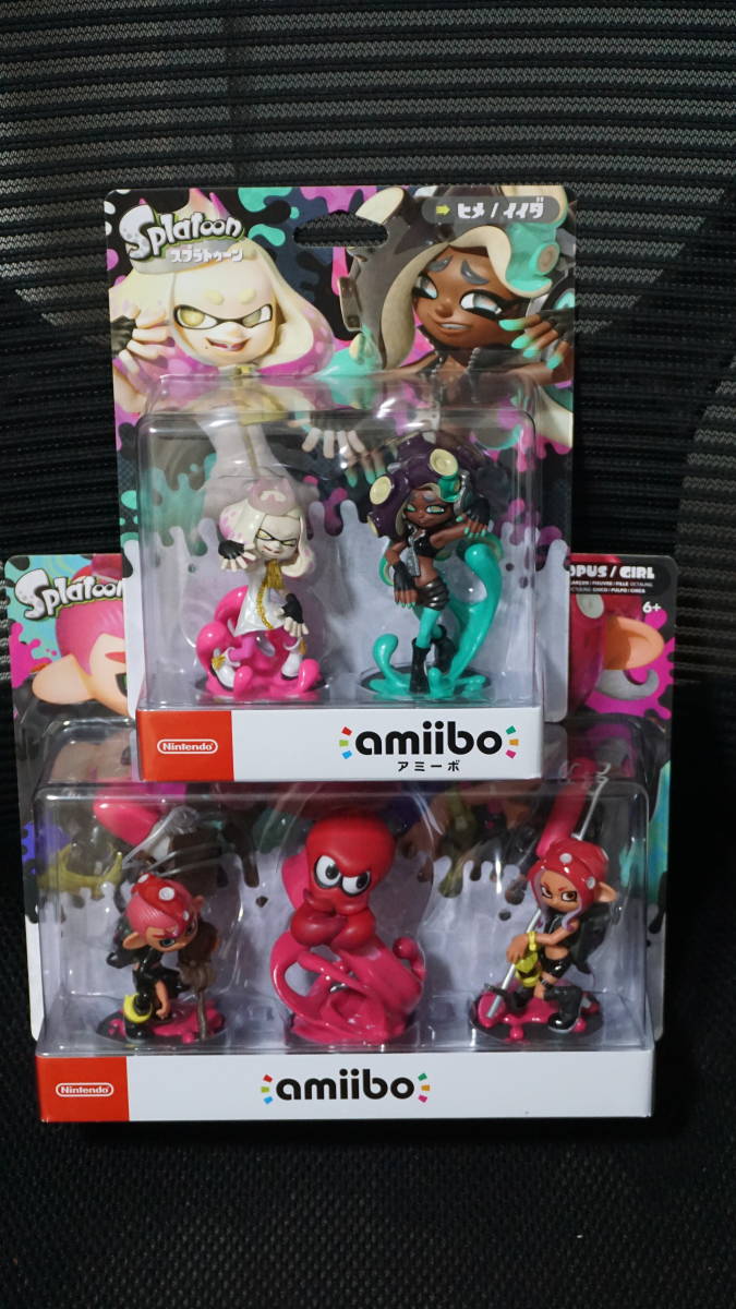 新品 未開封 amiibo スプラトゥーンシリーズ テンタクルズセット