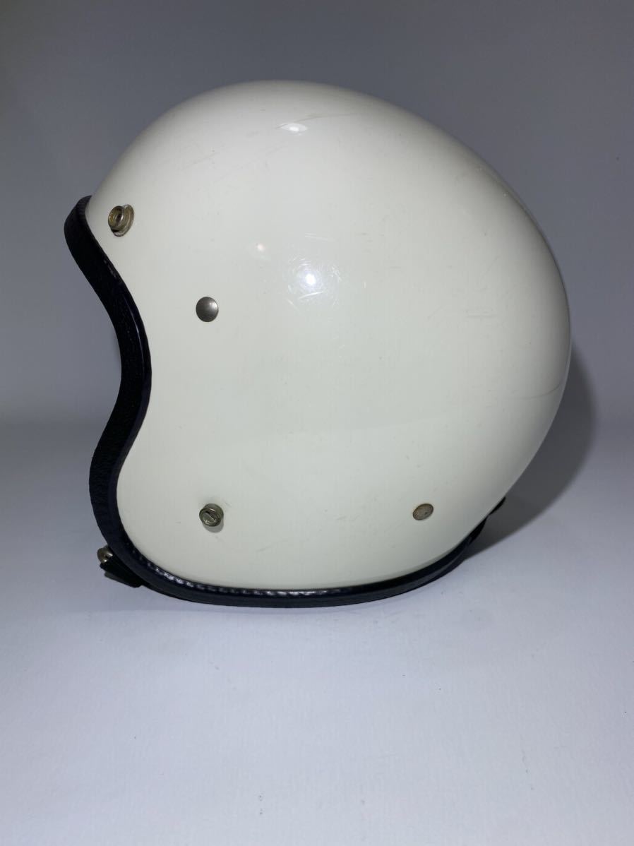 レア Buco ブコ Enduro エンデューロ ホワイト 白 スクエア デカール ビンテージ ヘルメット 60s 70s vintage helmet BELL ベル McHALの画像4