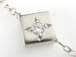 ピアス メンズ プラチナ プラチナ ロングピアス スリーストーン