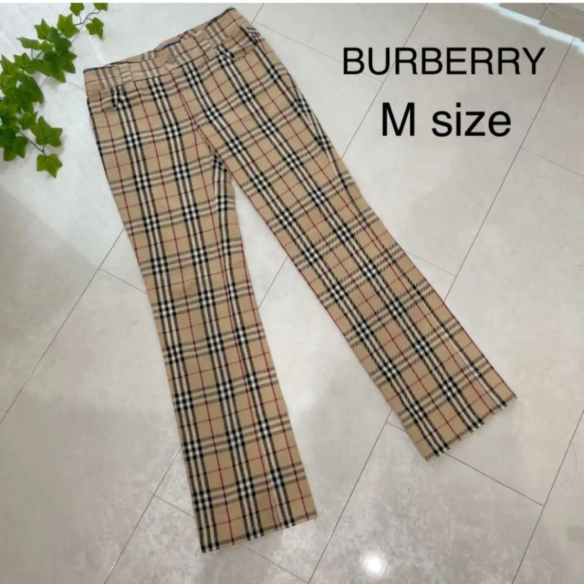BURBERRY バーバリー ノバチェック パンツ ズボン Mサイズ