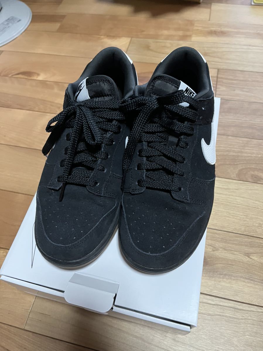 美品 NIKE BY YOU ナイキ バイユー DUNK LOW ブラック ガムソール ジャーマントレーナー ダンクロー 26.0センチメートル