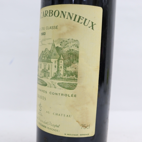 CHATEAU CARBONNIEUX（シャトー カルボニュー）グラン クリュ クラッセ 1983 14％未満 750ml T22H050093_画像7