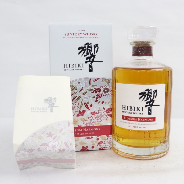 1円～ SUNTORY（サントリー）響 ブロッサムハーモニー 2021 43％ 700ml T22H050035_画像1