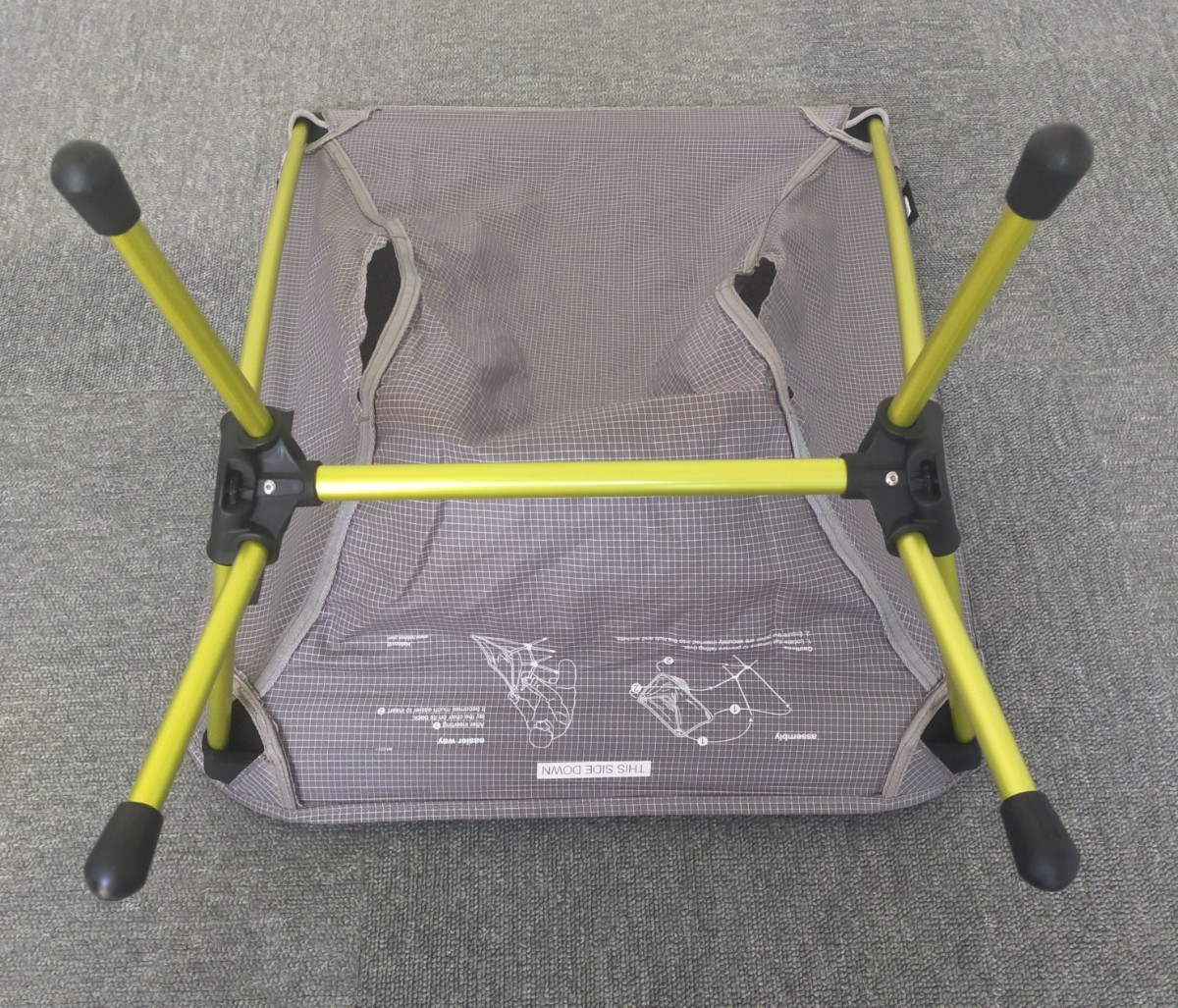 超絶軽い Helinox ヘリノックス チェアゼロ グレー(中古)未 超絶軽い Helinox ヘリノックス チェアゼロ グレー(中古)未
