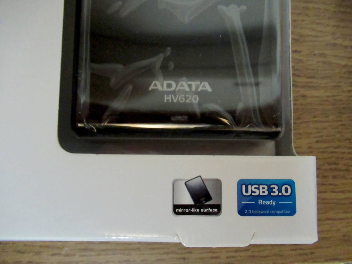 新品未開封 ADATA HV620 2.5インチ 外付けハードディスク 2TB ポータブルHDD USB3.0対応 ブラック 黒 テレビ対応_画像4