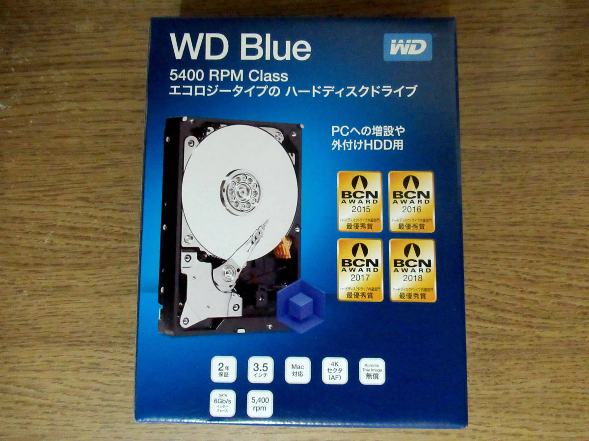 2台あり！新品未開封 WD60EZAZ Western Digital ウエスタンデジタル 内蔵ハードディスク 6TB 6.0TB HDD_画像1