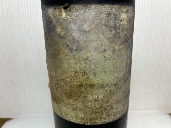 ヴィン(ビン)テージ ワイン 1959年 Chateau Margaux シャトー マルゴー vintage ボルドー 赤ワイン 古酒 レア 希少 入手困難 1円～■98_画像2