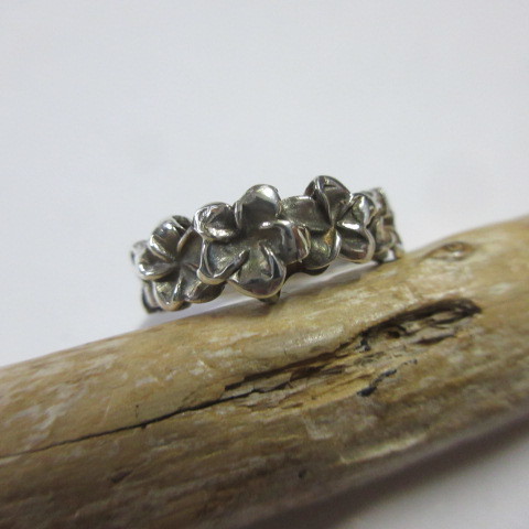  серебряный 925 кольцо цветочный принт кольцо 9 номер чуть более silver ликвидация запасов распродажа g742
