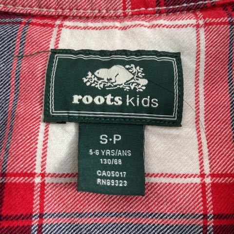 roots kids■チェックネルシャツ■5-6歳■130_画像2