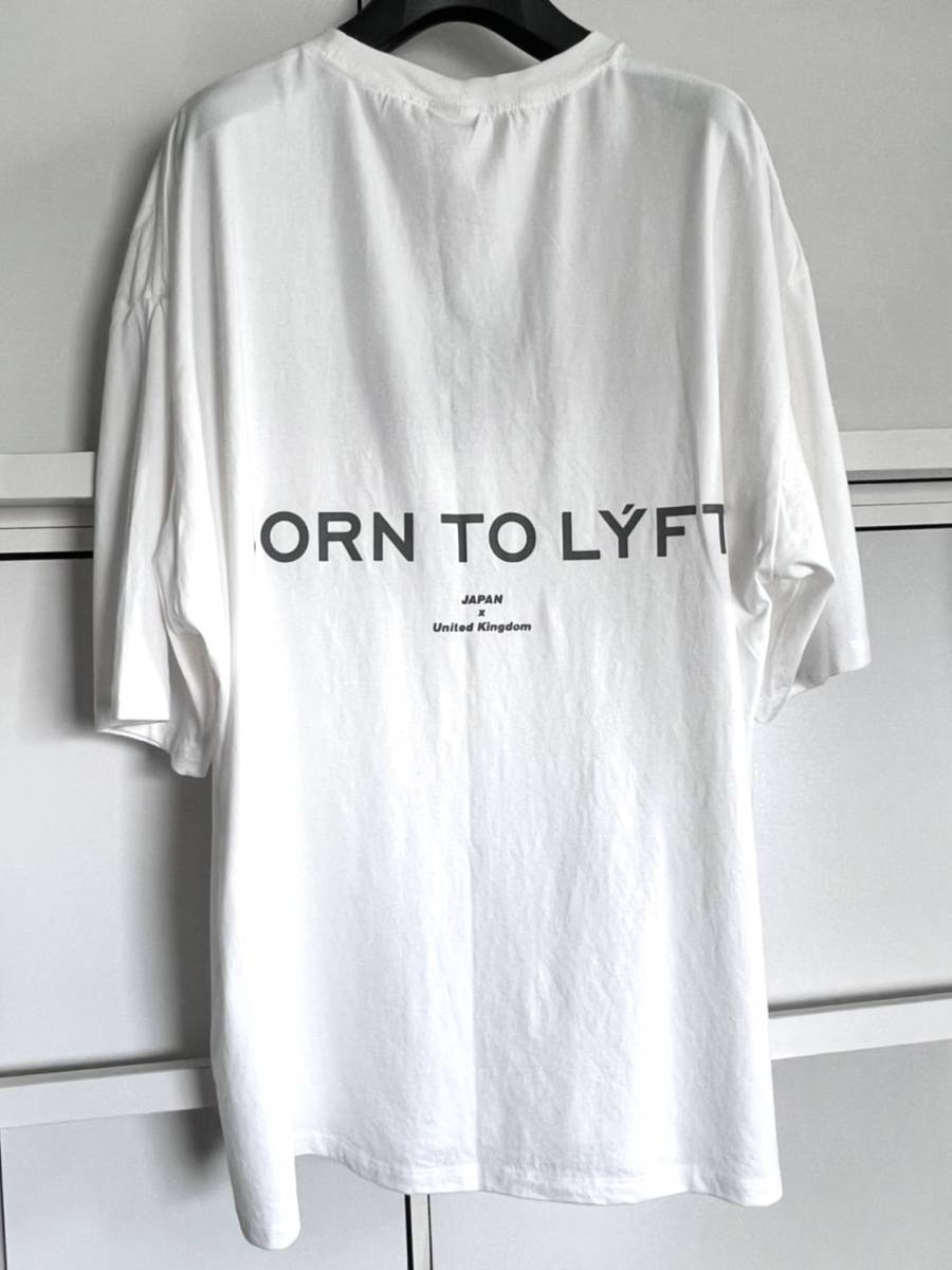 LYFT リフレクター プリント ビッグサイズ オーバーサイズ Tシャツ XL 