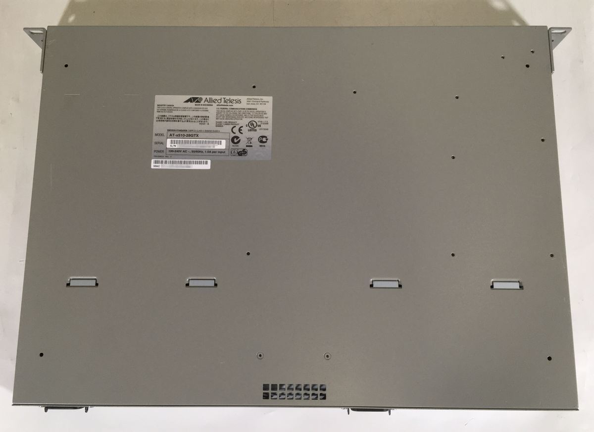 埼玉発】【Allied Telesis】 L3スイッチ AT-X510-28GTX ☆初期化 埼玉発】【Allied Telesis】 L3スイッチ AT-X510-28GTX ☆初期化