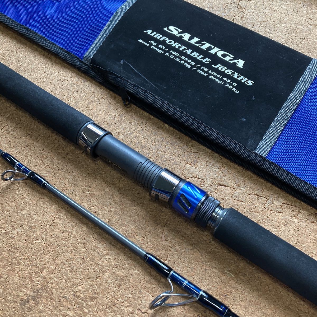 ダイワ ソルティガ AP J66XHS スピニングモデル 2ピース エア