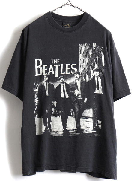 誕生日/お祝い 90s ビートルズ ヴィンテージ Tシャツ 両面プリント 90