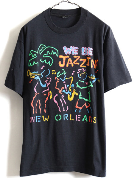 卸し売り購入 アート ジャズ ☆ XL 大きいサイズ USA製 90s プリント