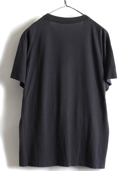 80s USA製 大きいサイズ XL ★ スカル プリント 半袖 Tシャツ ( メンズ ) 古着 80年代 ビンテージ プリントT ドクロ シングルステッチ 黒_画像7