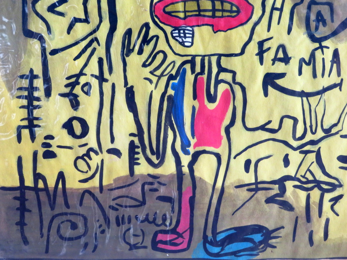 ジャン ミシェル バスキア Jean-Michel Basquiat ミクストメディア NEW 