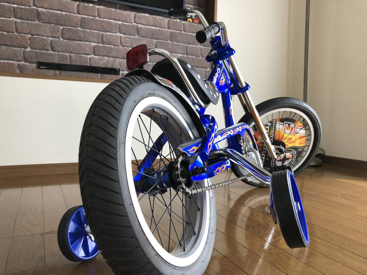 ☆新品Schwinn シュウィン スティングレイ OCC 16インチ 青 チョッパー