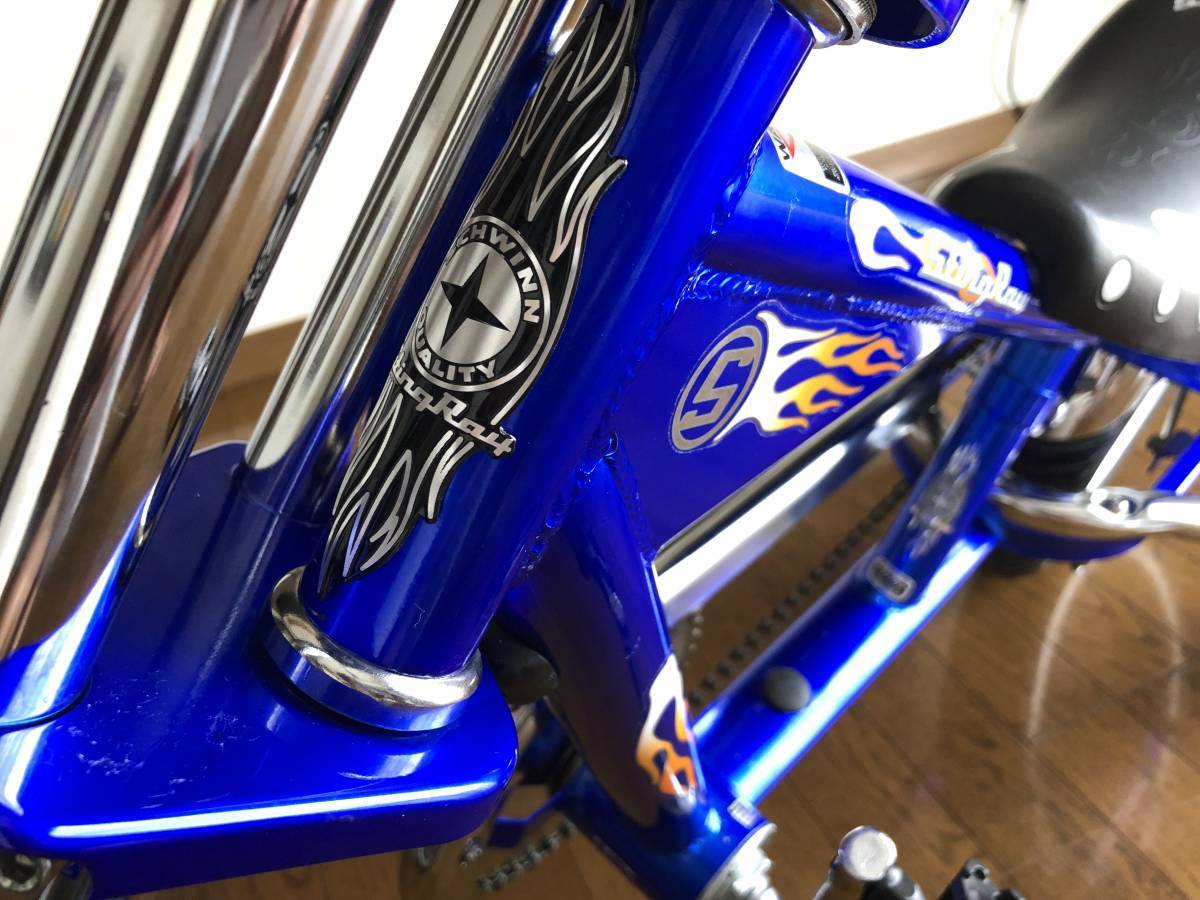 ★新品Schwinn シュウィン スティングレイ OCC 16インチ 青 チョッパー 子供用★_画像9