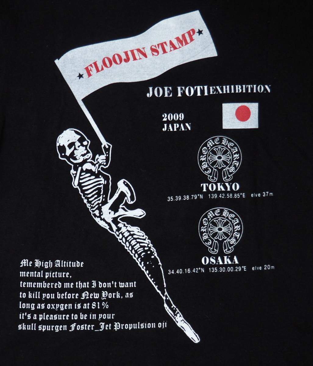 正規　超レア　CHROME HEARTS　クロムハーツ 日本限定　JOE FOTI 2009　シャツ　胸ポケット 　サイズ　M　売り切り _画像3