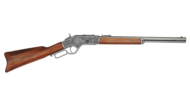 DENIX デニックス 1253/G ウインチェスター M73 彫刻 レプリカ 銃 モデルガン コスプレ リアル 本格的 小物 模造 グッズ