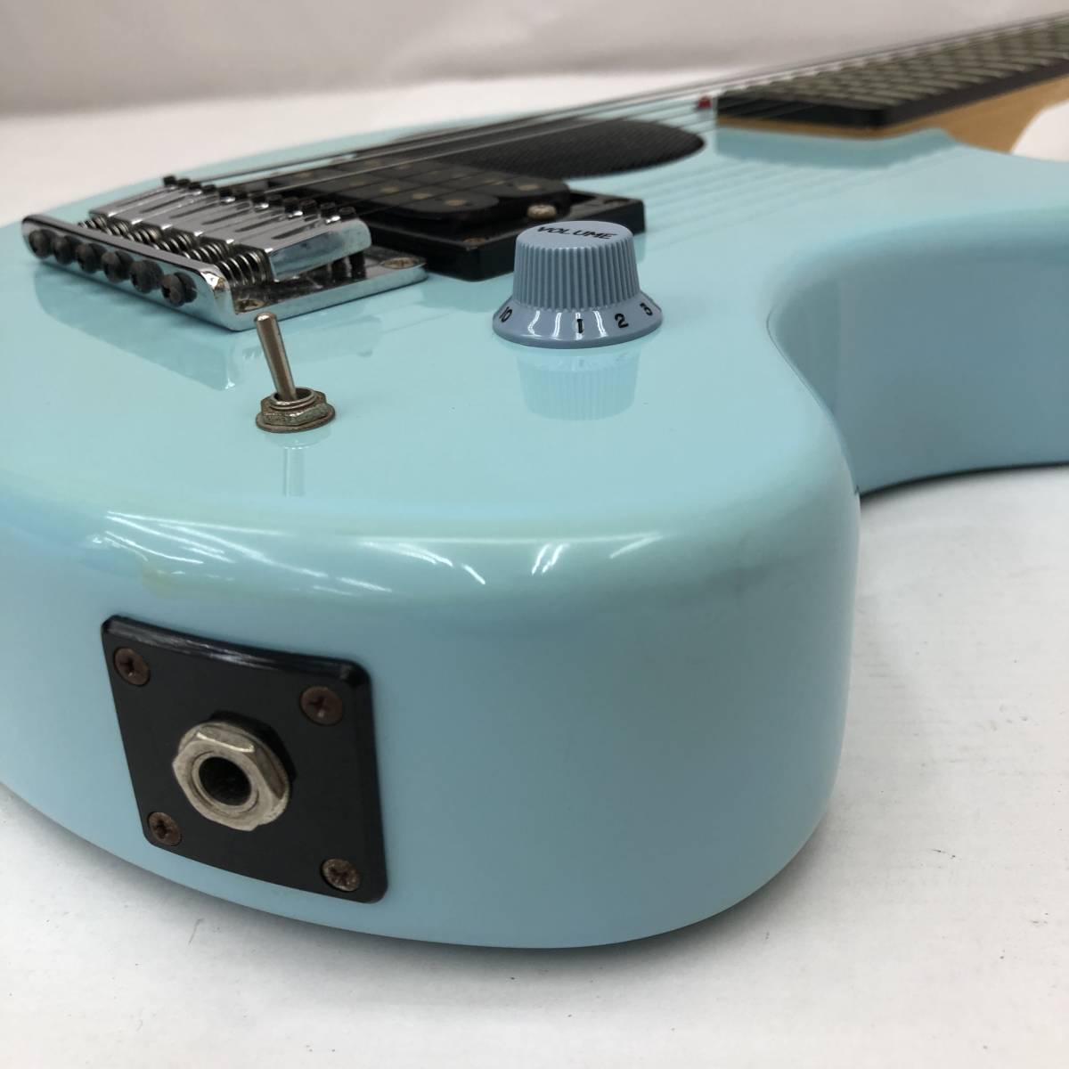 ZO-3 エレキギター アンプ内蔵 水色 アクアブルー 4a32 - 通販