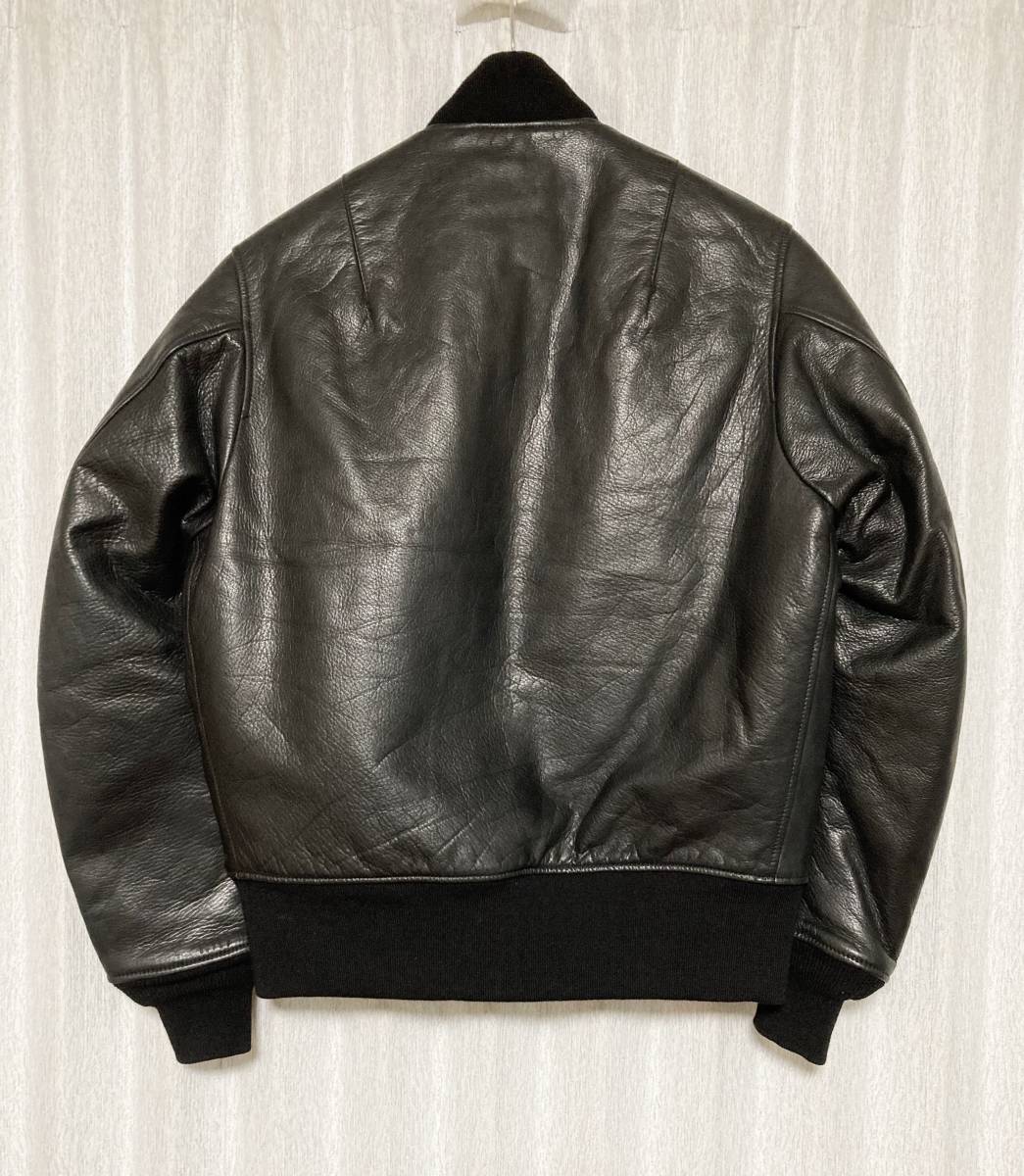 Y2 LEATHER MA-1 フライトジャケット ステアオイル 日本製 www