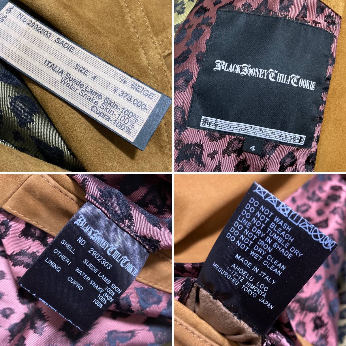 68 以上節約 未使用 Black Honey Chili Cookie 定価408 240 Sadie 限定15着 パイソン切替 スエードレザーコート 4 羊革 ブラックハニーチリクッキー Www Isole Greche Com 68 以上節約 未使用 Black Honey Chili Cookie 定価408 240 Sadie 限定15着 パイソン切替 スエードレザーコート 4 羊革 ブラックハニーチリクッキー Www Isole Greche Com