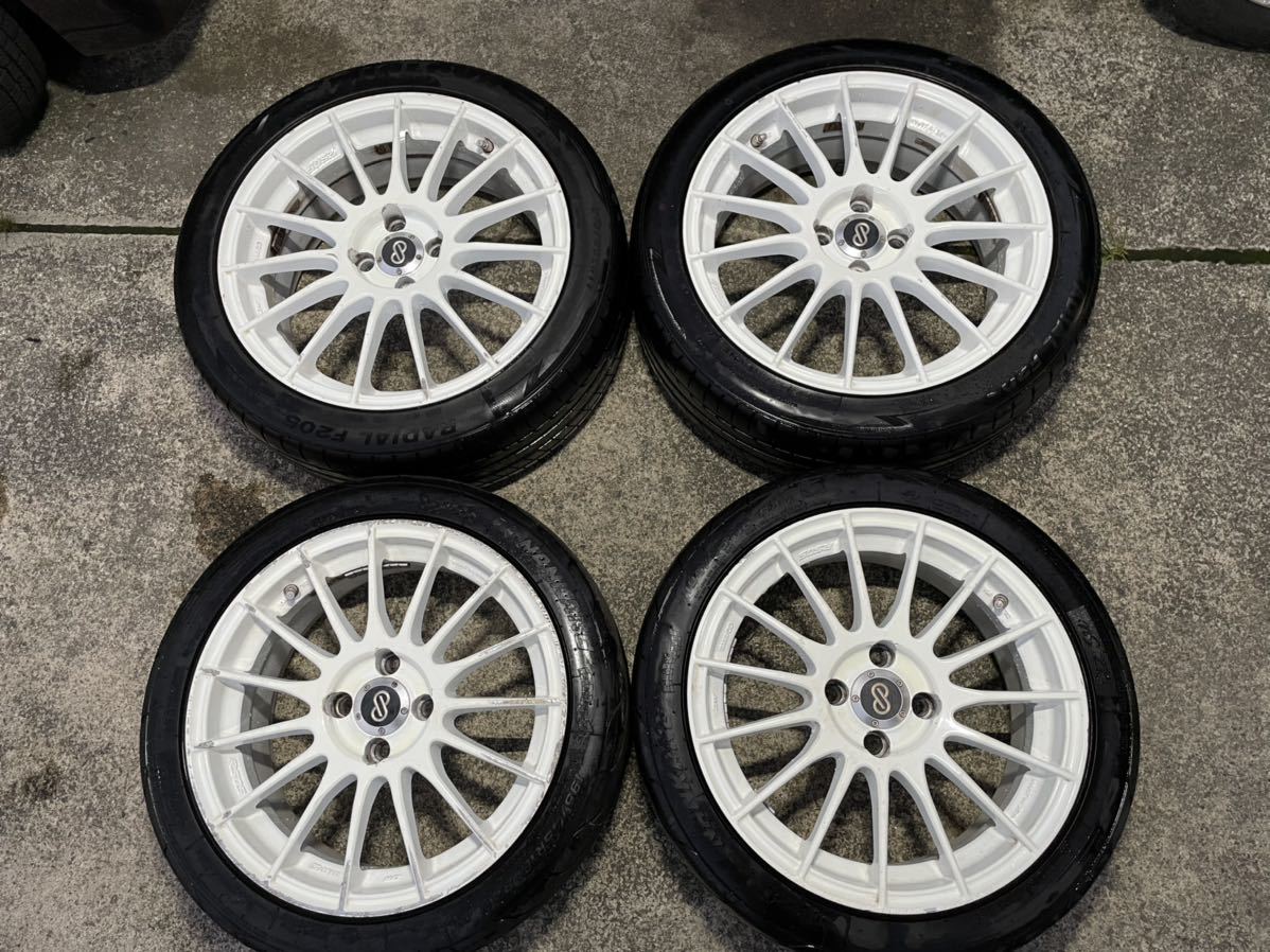 1円スタート】エンケイ ENKEI RACING RS05 17インチ7J+38.2本 16