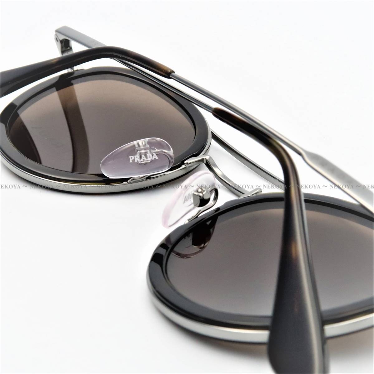 PRADA SPR 56X 01A-8C1 サングラス ユニセックス ガンメタル-