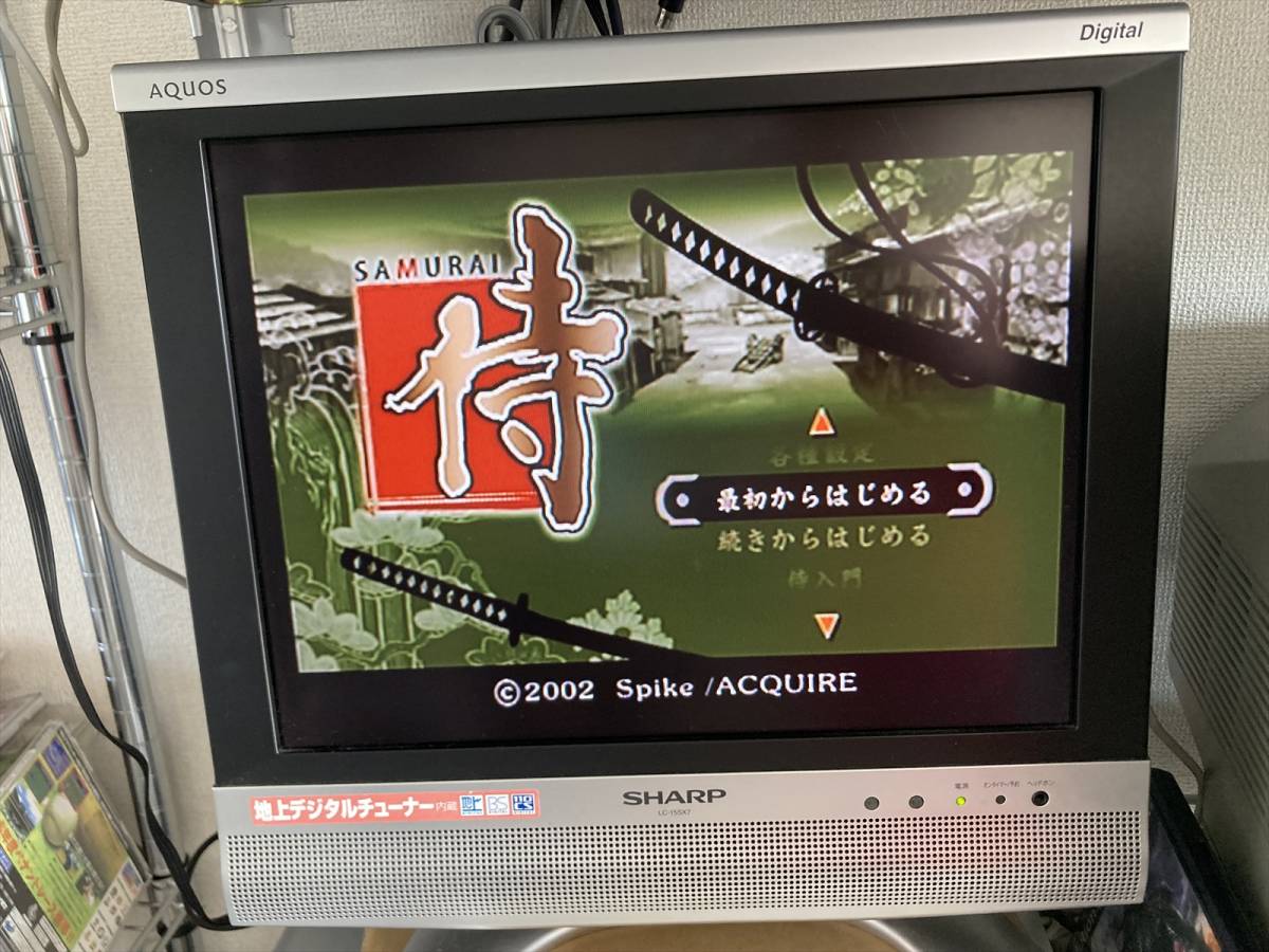 良品　22-PS2-828　プレイステーション2　侍　SAMURAI　動作品　PS2　プレステ2