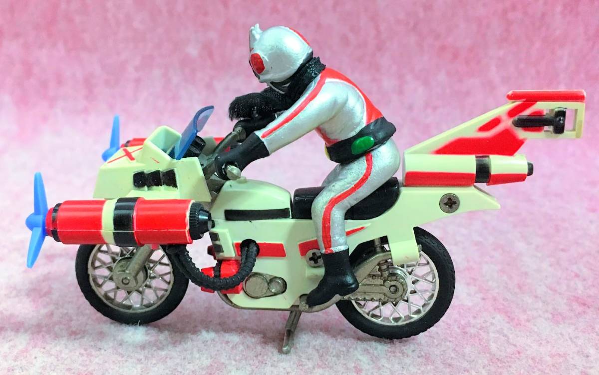  sending 300 jpy ~ that time thing! poppy [ Kamen Rider X Cruiser ] coloring settled figure retro Vintage toy po pini ka valuable Kamen Rider X