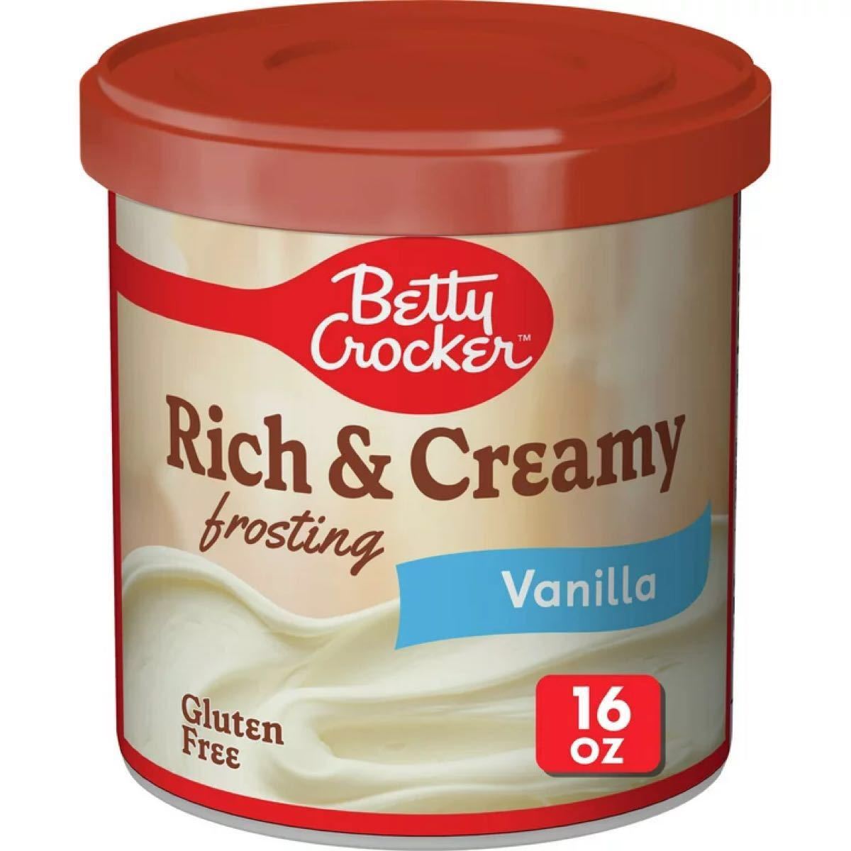レッドベルベット Red Velvet フロスティング　バニラ rich&creamy vanilla ベティクロッカー