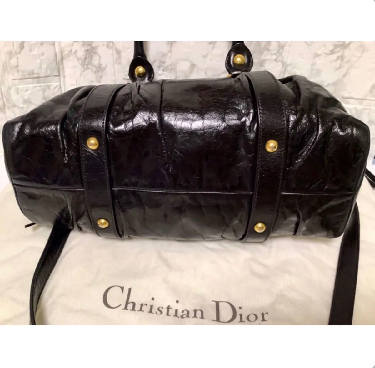 ☆正規品 超美品☆ miu miu 2wayショルダーバッグ マトラッセ 黒レザー おしゃれ 6