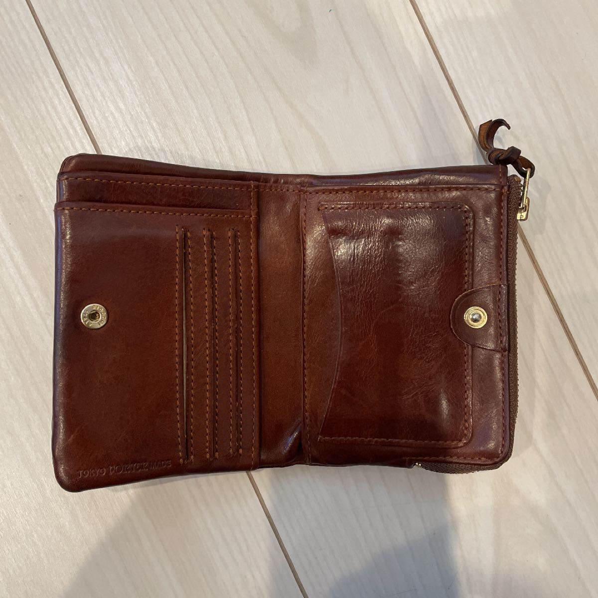 porter soak 二つ折り財布 ウォレット 本革 中古 吉田カバン PORTER SOAK 二つ折り財布