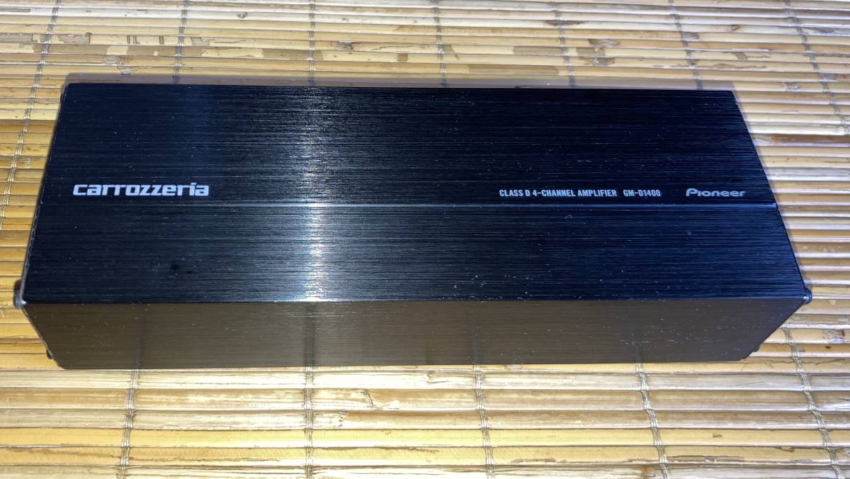 カロッツェリア 4チャンネル パワーアンプ GM-D1400Ⅱ 本体のみ(アンプ