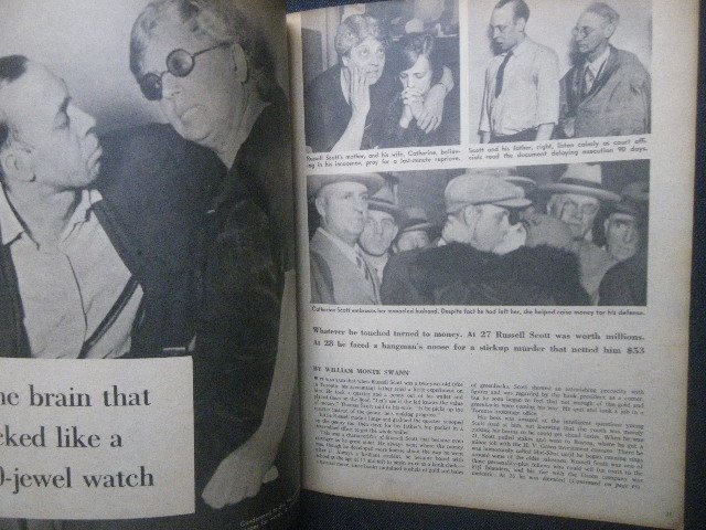 1952 year Pal p* magazine Inside Detectivetu Roo Climb crime foreign book Evil is not for angels serial killer / police / continuation . person 