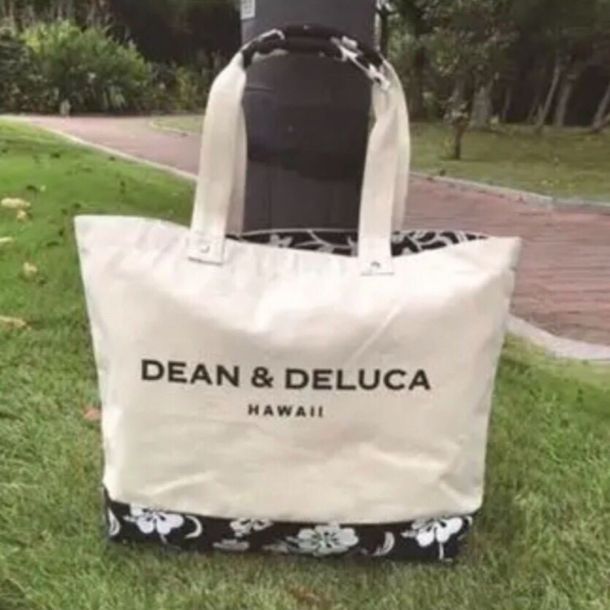 《週末限定SALE》DEAN & DELUCA ハワイ限定 トートバッグ  Lサイズ エコバッグ マザーズバッグ 