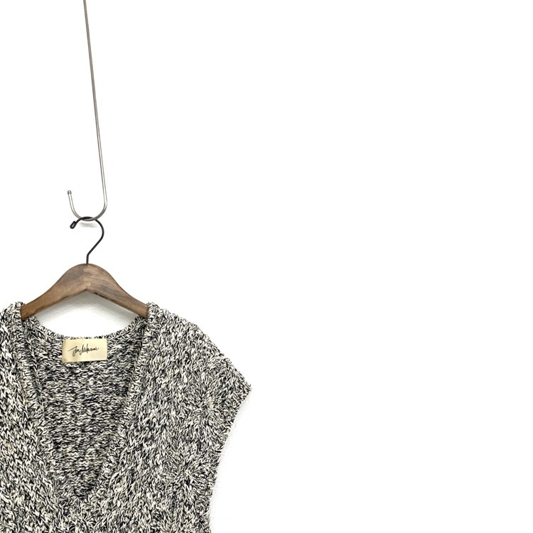 21SS JUN MIKAMI ジュンミカミ HAND KNIT VEST juqui別注 ハンドニット