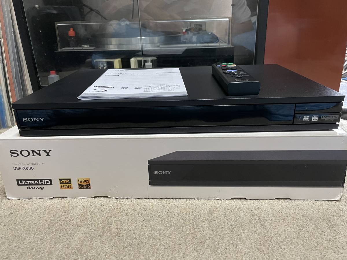 SONY UltraHD BR/SACD player UBP-X800 original box go in finest quality goods high-res 